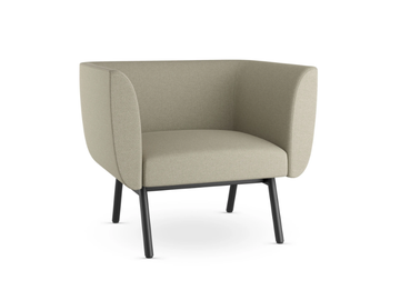 NIDO NI-K1-L-N1 - Fabric armchair with armrests by LD Seating - view 2